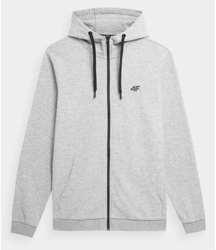 4F M1466 Regular Fit Heren Sweatshirt XXL Grijs - Stijlvol & Comfortabel
