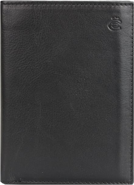 Esquire Eco Business Card Case Leer 9 cm - 9 Sleuven - schwarz