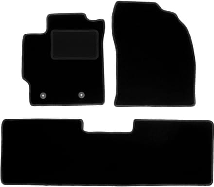 Zwarte veloursmatten voor: Toyota Corolla E16 sedan, hatchback (2013-2019)