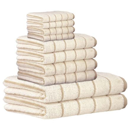 Cawoe Handdoek Balance Een maat, 50x100 Set van 10