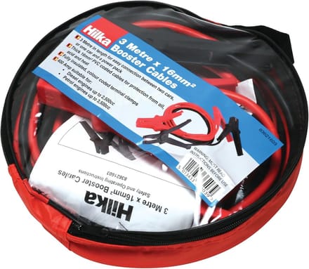 Startkabels - Boosterkabels - Accu Starten - 400 Amp - 3 meter - Zwart