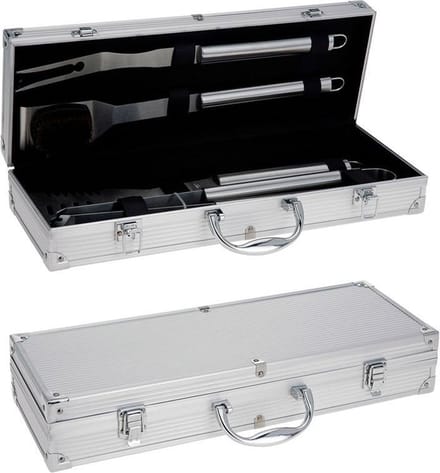 Koffer voor Barbecue-Accessoires (4 stuks)