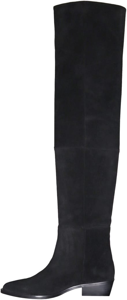 Toral - zwarte suede knielaarzen - maat 36