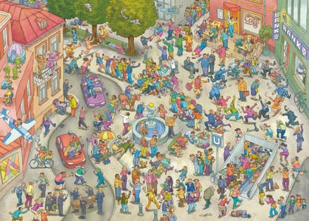 Heye Puzzel Puzz Mobile Zombies 1000 3hkg..