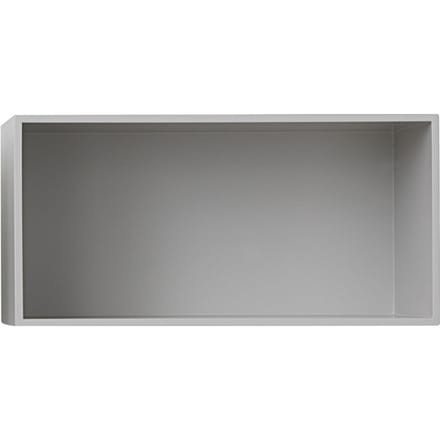 Muuto - Mini Stacked 2.0 met Achterwand - groß - lichtgrijs - 4 - 6 Wochen