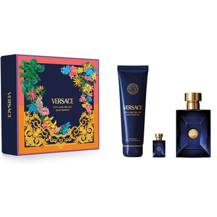 Parfumset voor Heren Versace DYLAN BLUE 3 Onderdelen