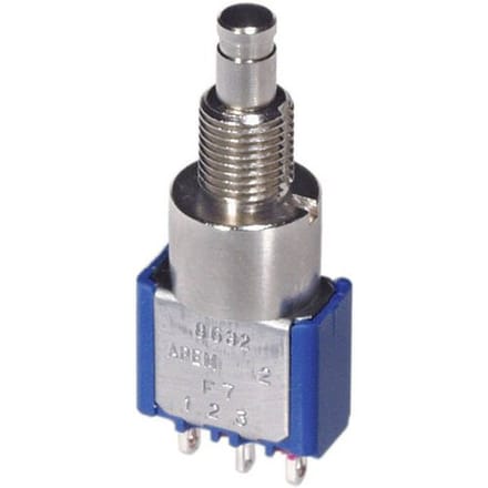 APEM 8636A 8636A Drukschakelaar 250 V/AC 3 A 1x aan/aan Continu 1 stuk(s)