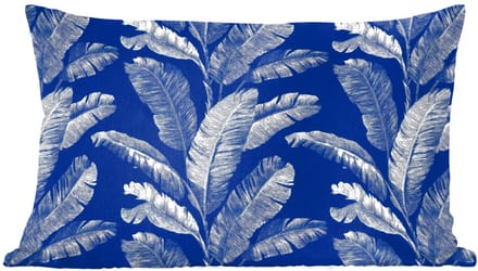 Sierkussens - Kussentjes Woonkamer - 60x40 cm - Blad - Palm - Blauw