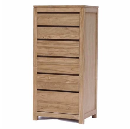 Tower Living Ladekast Corona teakhout 60x46x130 cm