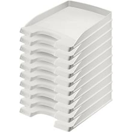 LEITZ® brievenbakPlus 5237, A4, 10 stuks, grijs