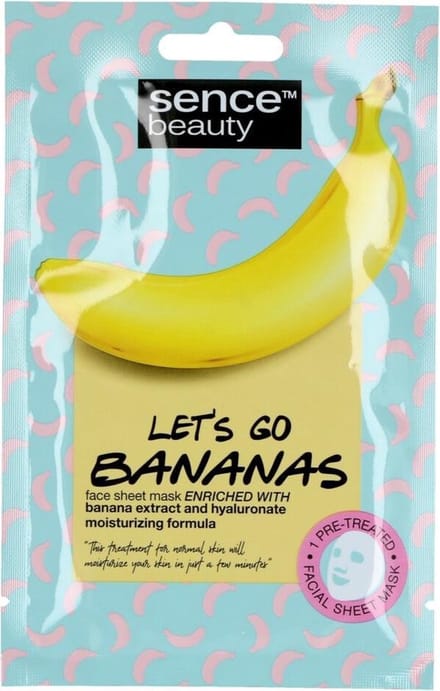 Sence Let's Go Bananas Sheet Gezichtsmasker - 20 ml