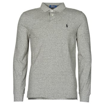 Polo Shirt Lange Mouw Polo Ralph Lauren BASIC MESH KATOENEN POLOSHIRT MET RECHTE PASVORM