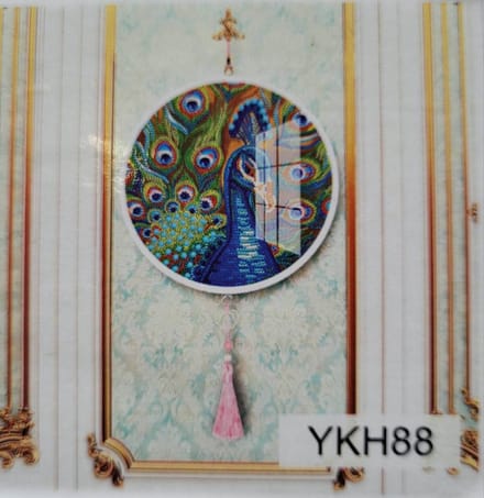 Diamond painting raamdecoratie - Pauw