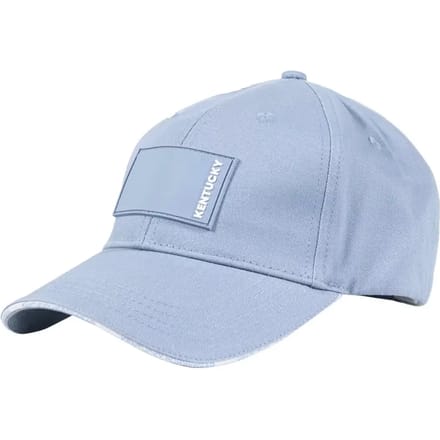 Kentucky Horsewear - Cap rubber logo lichtblauw