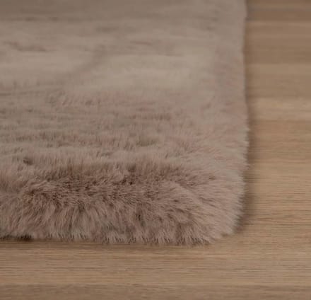 Zacht hoogpolig vloerkleed - Comfy - Bruin 160x230 cm