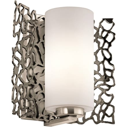 Moderne Wandlamp - Steady Lighting - Metaal - Modern - E27 - L: 14cm - Voor Binnen - Woonkamer - Eetkamer - Blauw