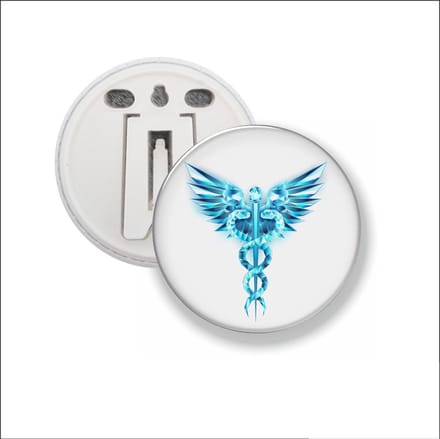 Button Met Clip - Zorg