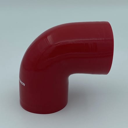 90 Graden bochten silicone-Rood-6,5