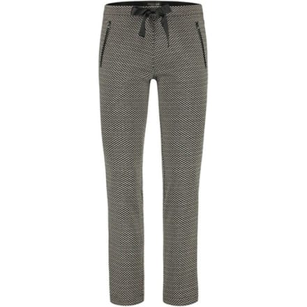 Para Mi broek Kim knitted jacquards - Herringbone black