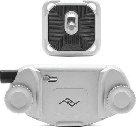 Peak Design Capture Camera Clip (v3) with Standard plate - Silver