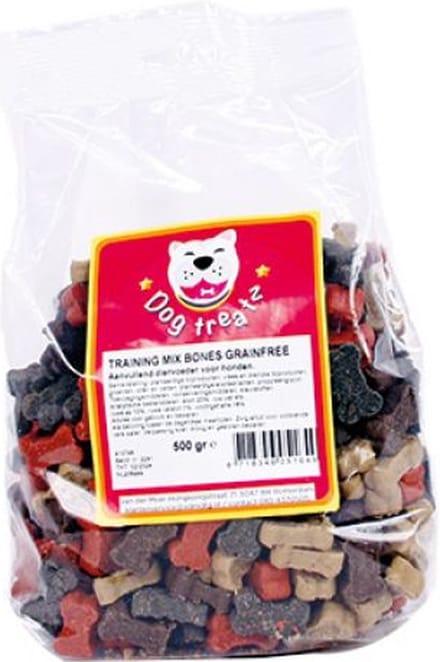 Dog Treatz - Graanvrije Trainingsbotjes Mix Hondensnack 500 Gram