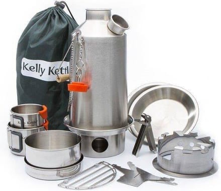 Kelly Kettle Ultimate Base Camp Kit - 1.6L - RVS - inclusief kookset