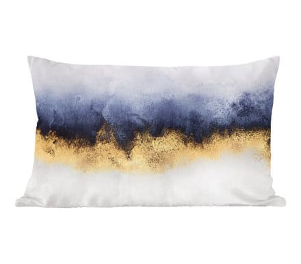 Sierkussens - Kussentjes Woonkamer - 50x30 cm - Abstract - Goud - Luxe
