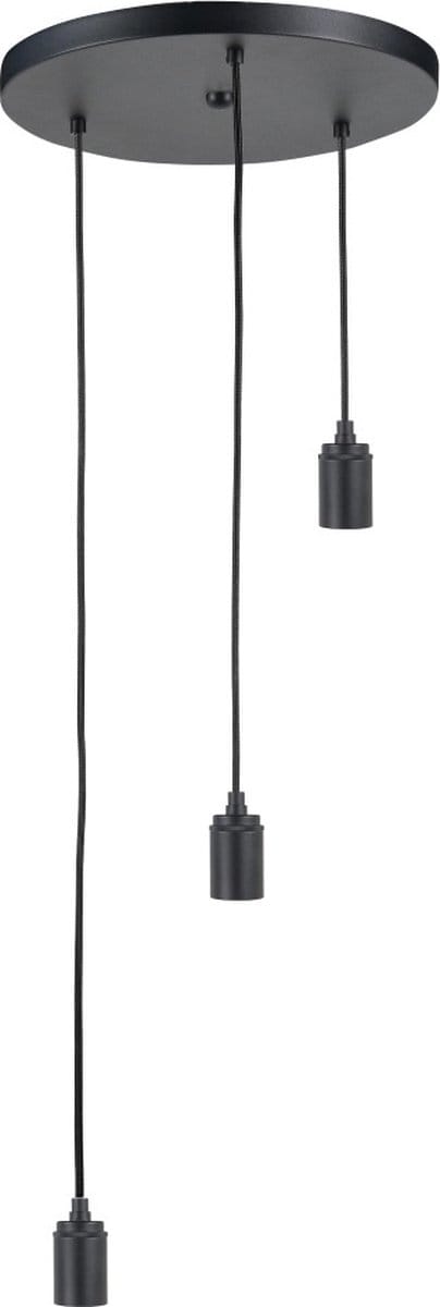 Highlight - Hanglamp zwart Fantasy 3 lichts
