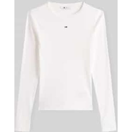 slim fit shirt met lange mouwen van katoenmix