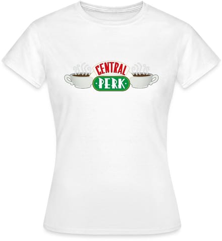 Friends Central Perk Logo T-Shirt Dames
