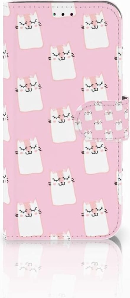 Samsung Galaxy A40 Telefoonhoesje met Pasjes Sleeping Cats