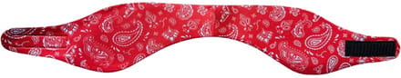 Horend Goed Zwemhoofdband rood met print Medium