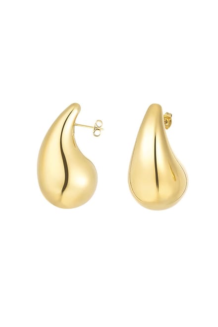 Bijoutheek Oorknoppen Big drop xl Goud