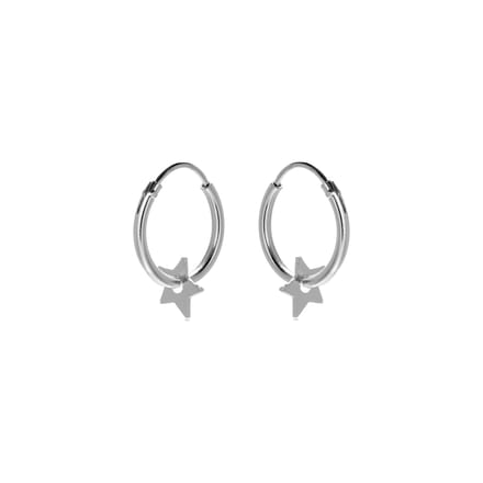 Luxenter Essential 925 Sterling zilveren gerhodineerde oorbellen