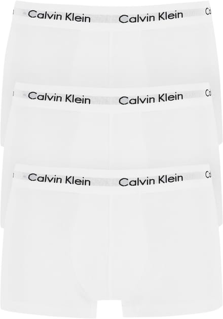 Calvin Klein Icon Cotton Stretch Low Rise trunks (3-pack) - lage heren boxers kort - wit