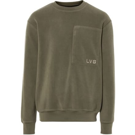 LIVERGY Heren fleece sweater (Kaki, M (48/50))