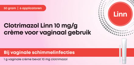 Linn Clotrimazol Vaginale Crème 10 mg/g - 50 gram