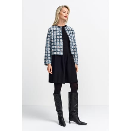 Rich & Royal Boucle Jacket Ocean Blue Taglia: M | Giacche corte Outlet | Donna | Blu