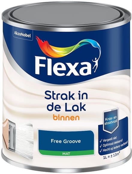 Flexa - Strak In De Lak Binnenlak Mat - Free Groove - Mengverf - 1 L