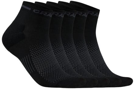 CRAFT ACTIVE MID SOCK 5-PACK Unisex Sportsokken - Zwart