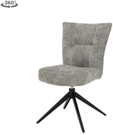 Tower Living - Bardi draaistoel - zilver
