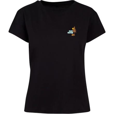 Dames-T-shirt Just Rhyse IntoTheWoods