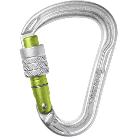 Edelrid Hms Strike Screw Karabijnhaak Zilver