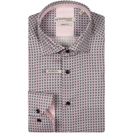 Giordano - Lange mouw overhemd - Mannen - 3XL - rood - Katoen - 517820