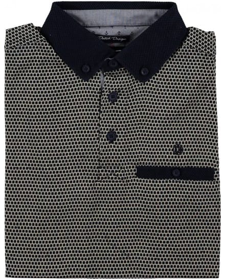 Fellows United Polo Honey Comb Navy (21.3619 - 110)