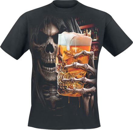 Spiral Live Loud Heren T-shirt - zwart - M