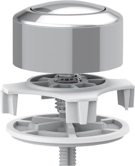Toiletzeef - Candaba model - Universele afvoer - Onderbrekingsmechanisme