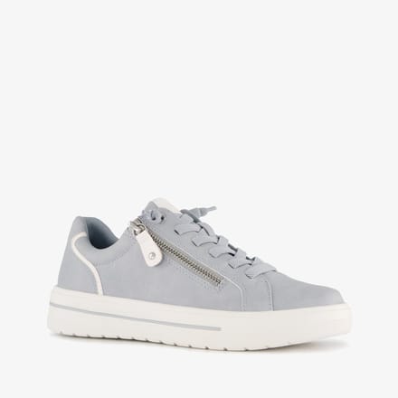 Softline dames sneakers met H leest lichtblauw - Maat 36 - Uitneembare zool