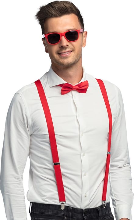Boland - Set Classic rood Rood - Volwassenen - Unisex - - Rode duivels