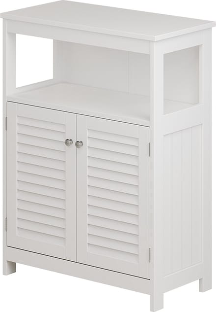 Vicco Riad Halfhoge kast – 60 x 80 cm met deuren en open vak Wit